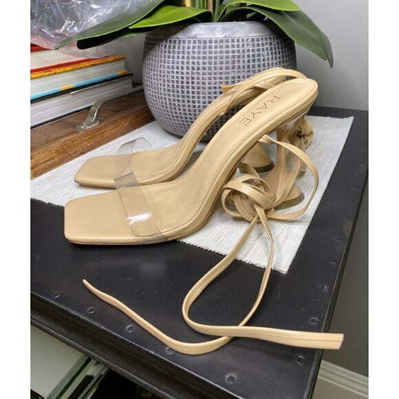 RAYE Jetty Heel Nude Women's Size 8 - Picture 7 of 12